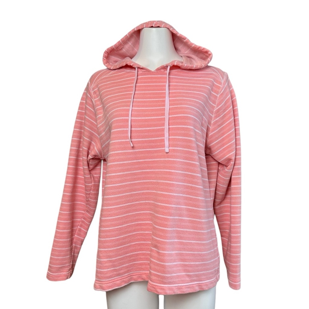 Columbia Pfg Stripe Pullover Drawstring Hoodie Pi… - image 1